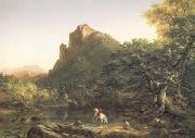 Thomas Cole The Mountain Ford (mk13) oil painting picture wholesale